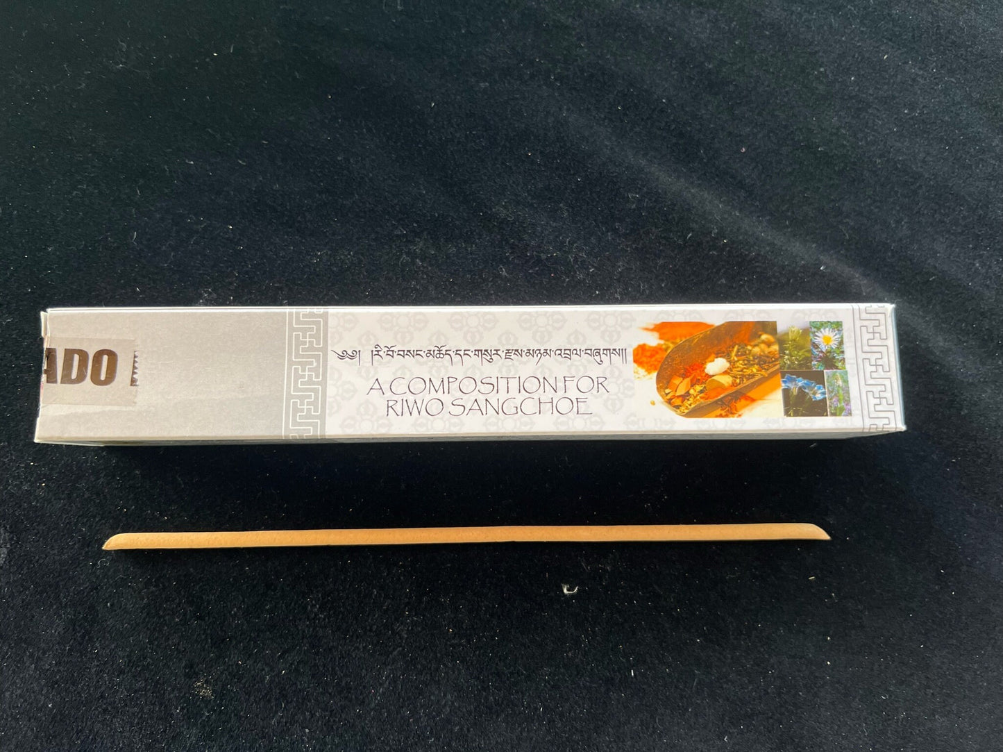 Nado Riwo Sangchoe Incense White | Bhutanese Incense | 35 sticks | Pure Herbal Incense |  Nado Poizokhang | For Riwo Sangchoe