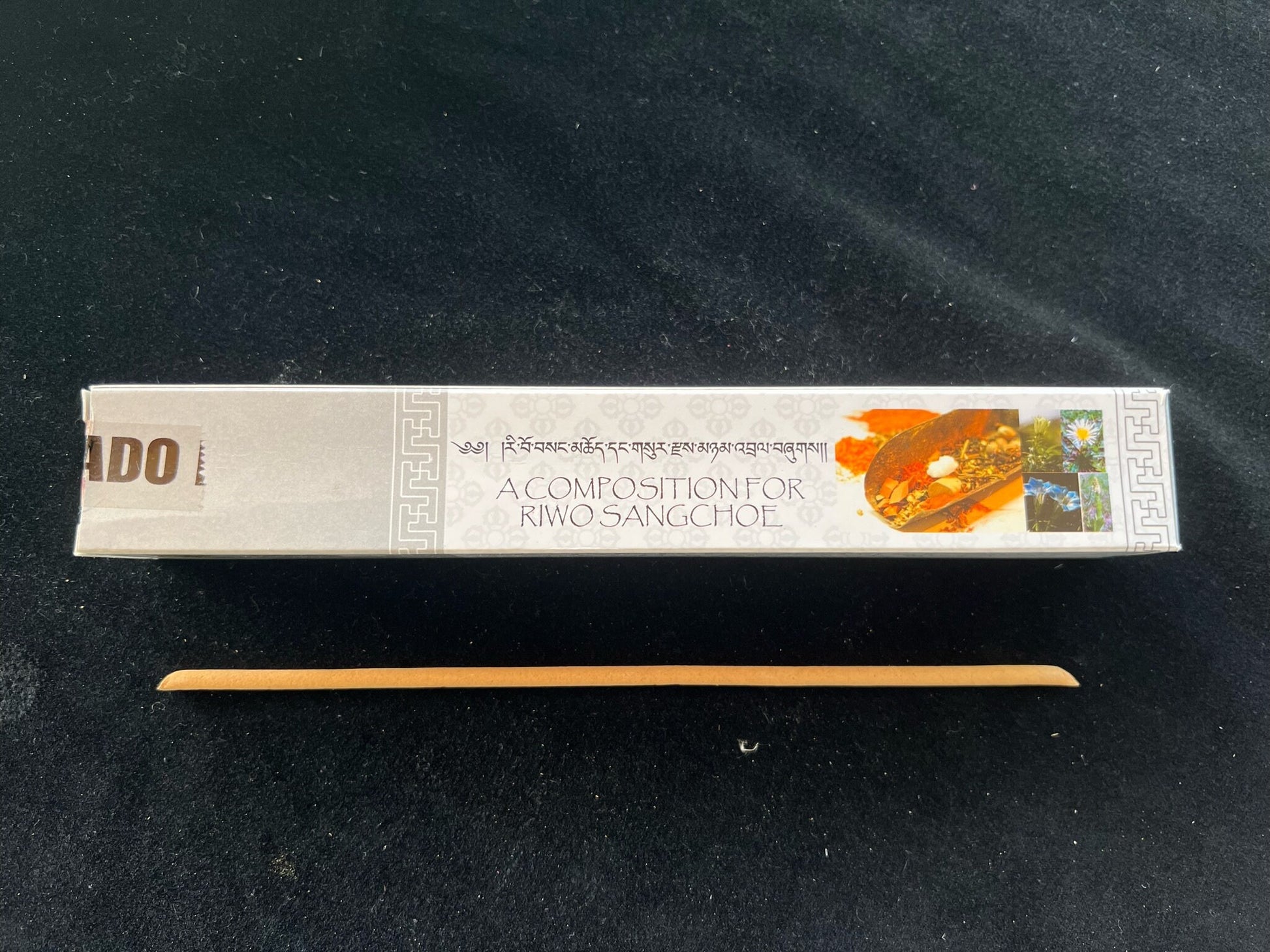 Nado Riwo Sangchoe Incense White | Bhutanese Incense | 35 sticks | Pure Herbal Incense |  Nado Poizokhang | For Riwo Sangchoe