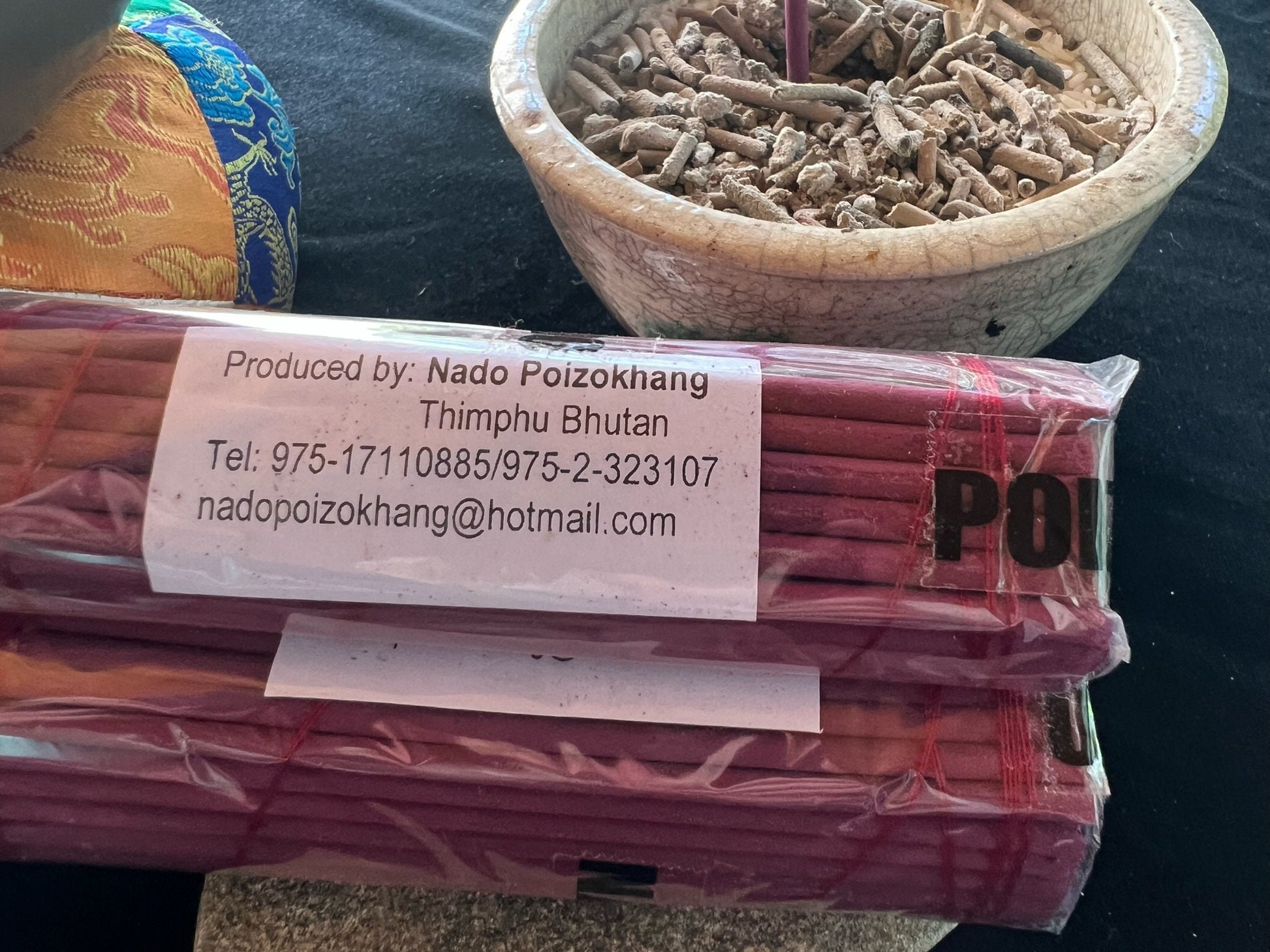 Nado Sandal Poi Incense | Bhutanese Incense | 50 sticks | Pure Herbal Incense |  Nado Poizokhang | Sandalwood