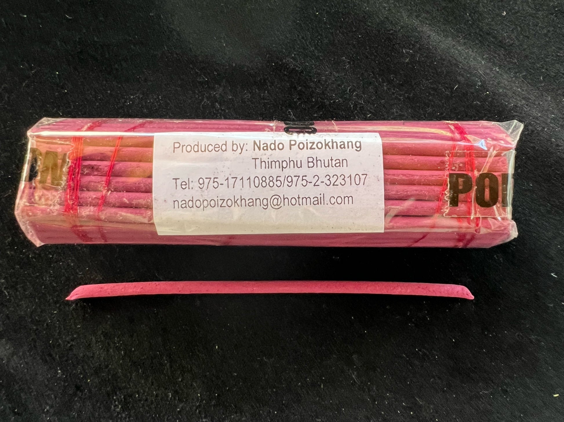 Nado Sandal Poi Incense | Bhutanese Incense | 50 sticks | Pure Herbal Incense |  Nado Poizokhang | Sandalwood