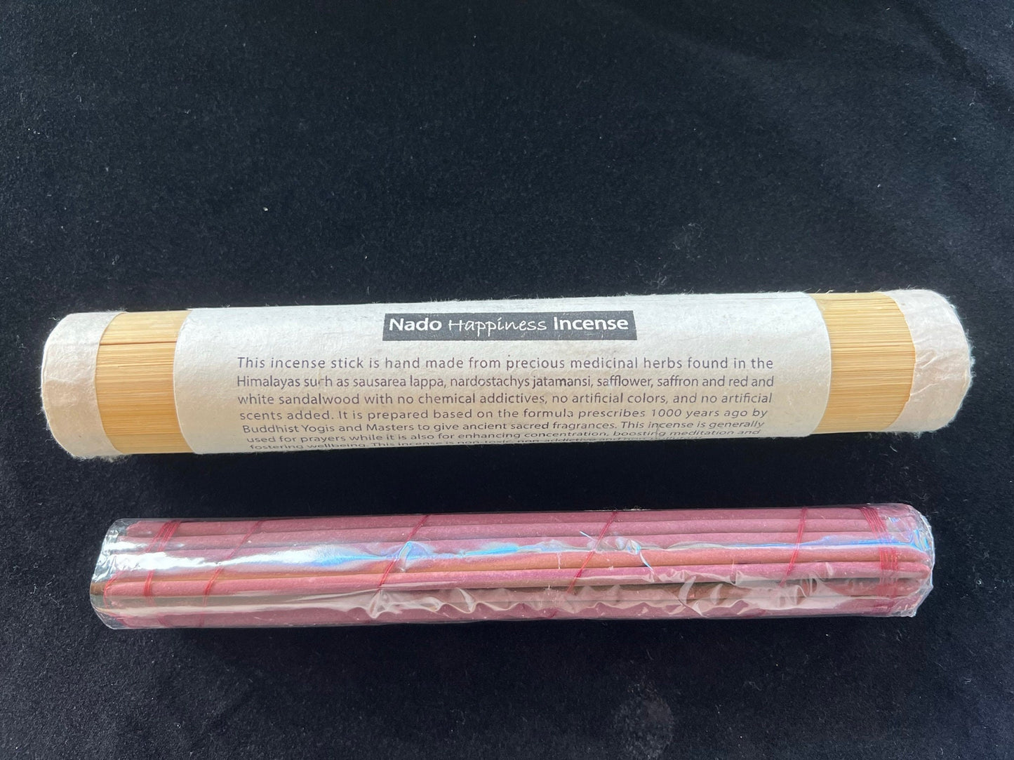 Nado Happiness Incense Grade A | Bhutanese Incense | 30 sticks | Pure Herbal Incense |  Nado Poizokhang