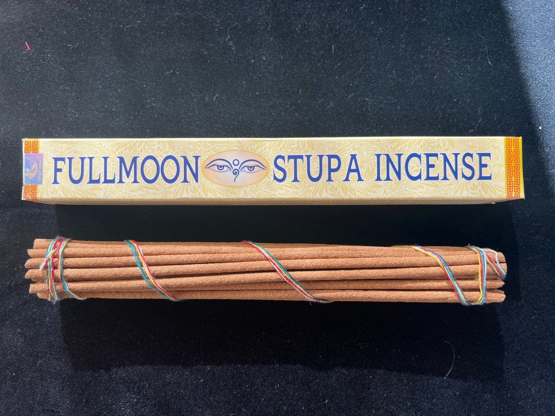 Full Moon Stupa Incense | Tibetan Incense | Lapchi Nesang Product | Made in Nepal | Approx 30 sticks | 8 inches long