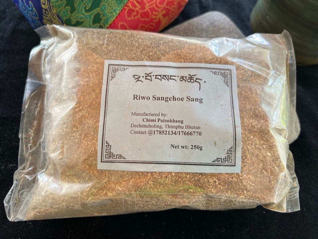 Riwo Sangchoe Powder| Bhutanese Himalayan Style Incense | 250 grams | Chimi Incense