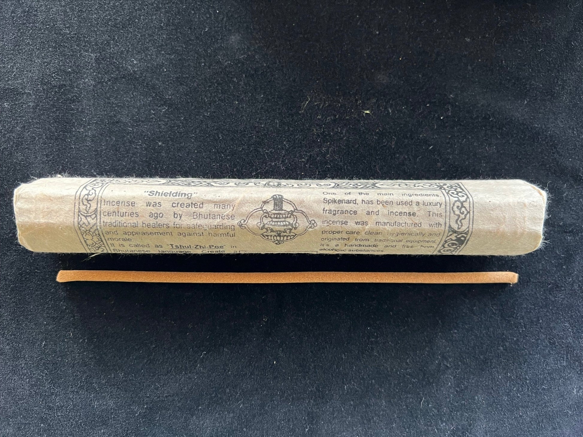 Shielding "Tshul Zhi Poe" Incense | Bhutanese Himalayan Style Incense | 30 sticks | 9 inches | Chimi Incense