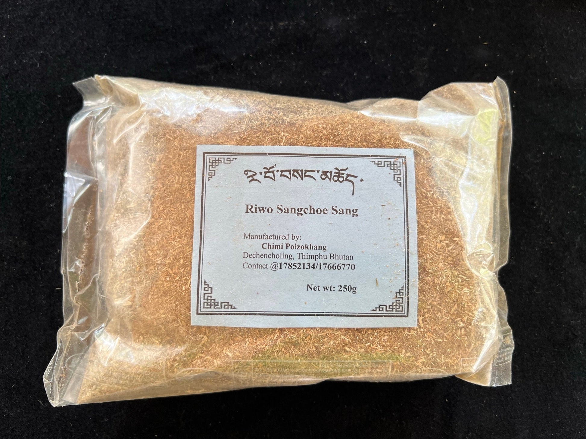 Riwo Sangchoe Powder| Bhutanese Himalayan Style Incense | 250 grams | Chimi Incense