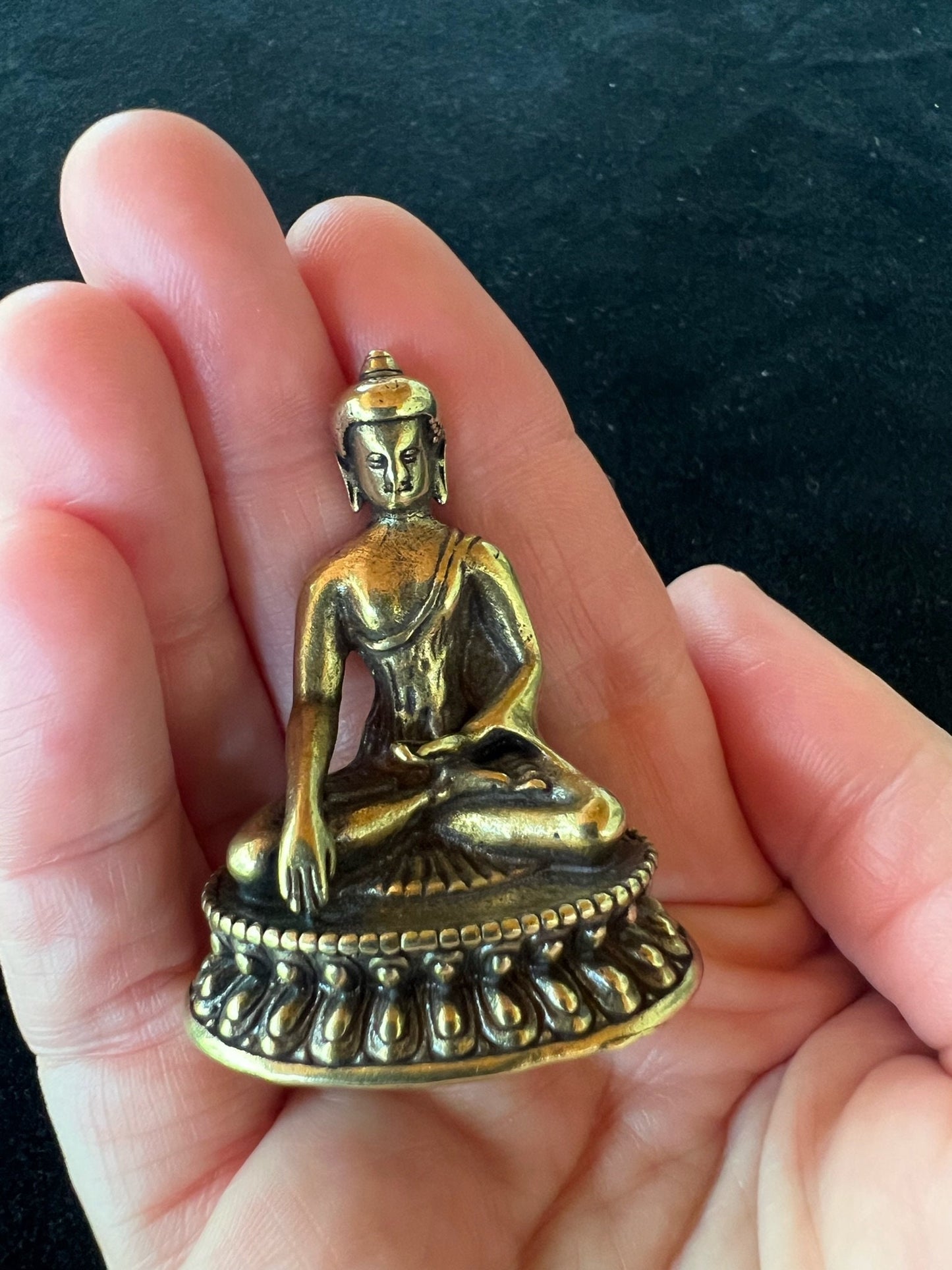 Deluxe Small Buddha Shakyamuni Statue | Handmade |1.85 inches