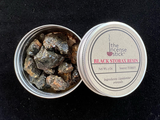 Black Storax Resin | 1 ounce | Natural Tree Resin | Turkey | Liquidambar orientalis