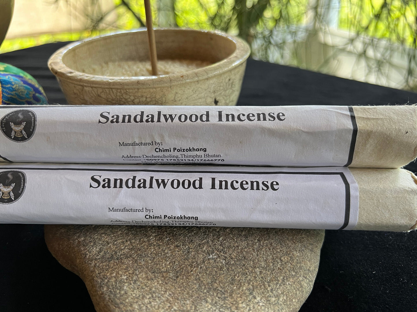 Sandalwood Incense | Bhutanese Himalayan Style Incense | 30 sticks | 9 inches | Chimi Incense