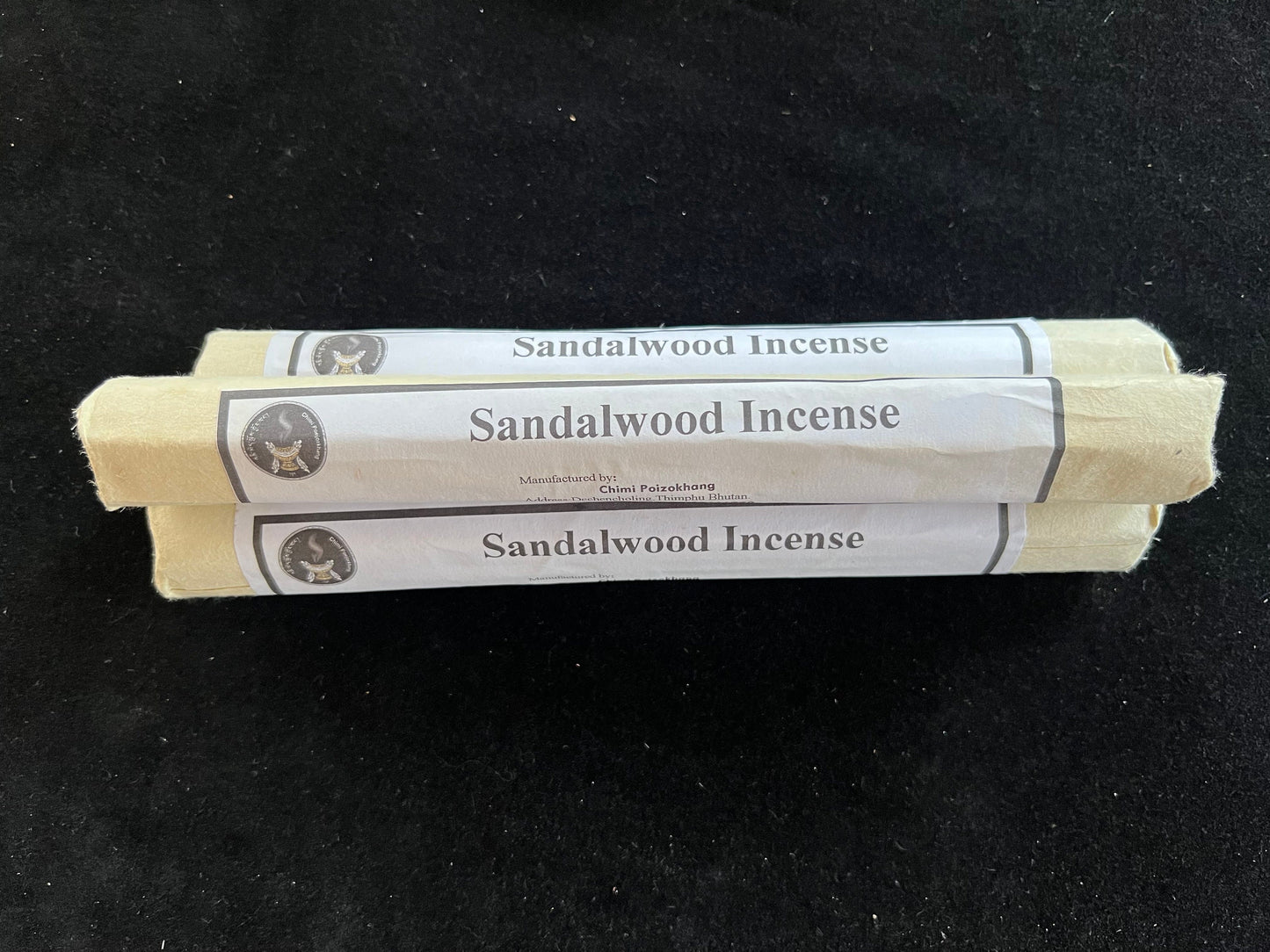 Sandalwood Incense | Bhutanese Himalayan Style Incense | 30 sticks | 9 inches | Chimi Incense