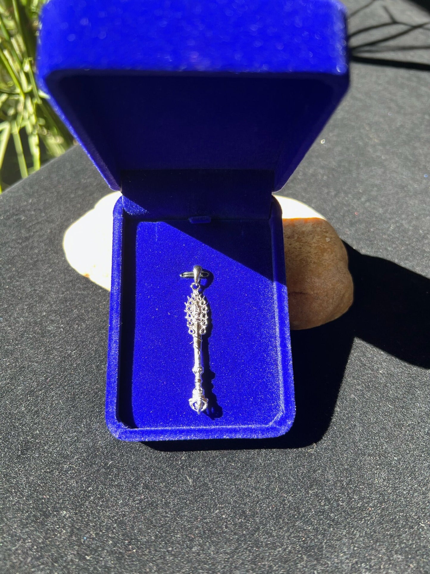 Silver Manjushri Wisdom Sword Pendant | 925 Sterling Silver | Approx. 2in | Wisdom and Insight | Pendant Only