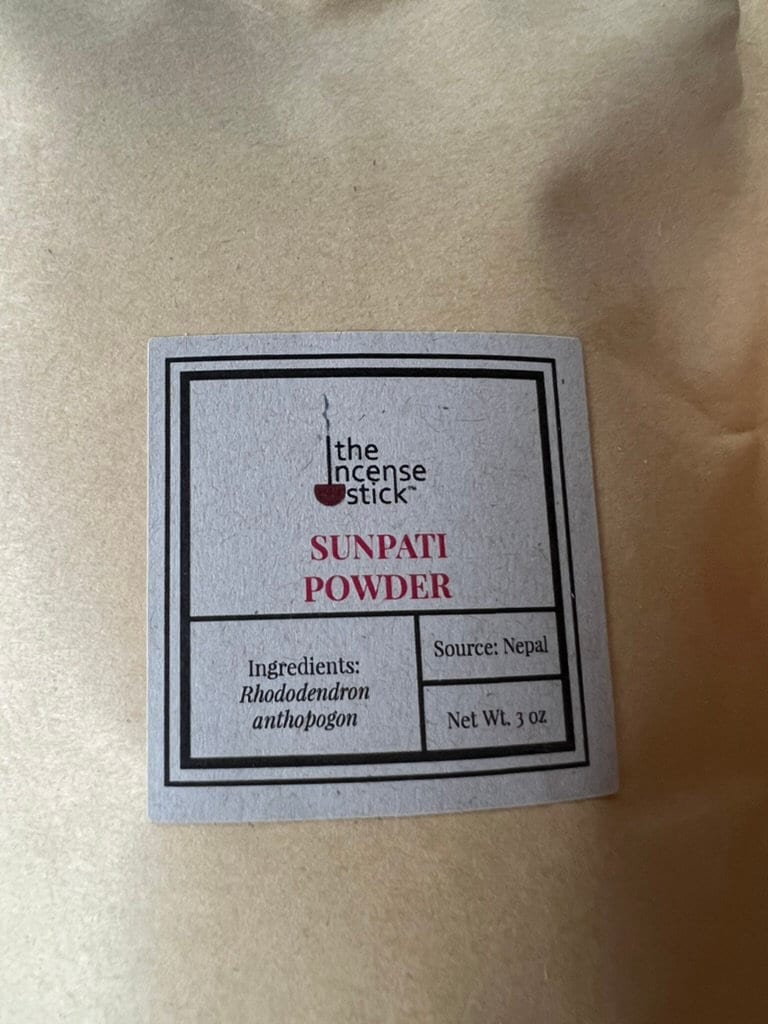 Sunpati Powder| 3 oz | Nepal | Rhododendron anthopogon | Incense Base | Anthopogon