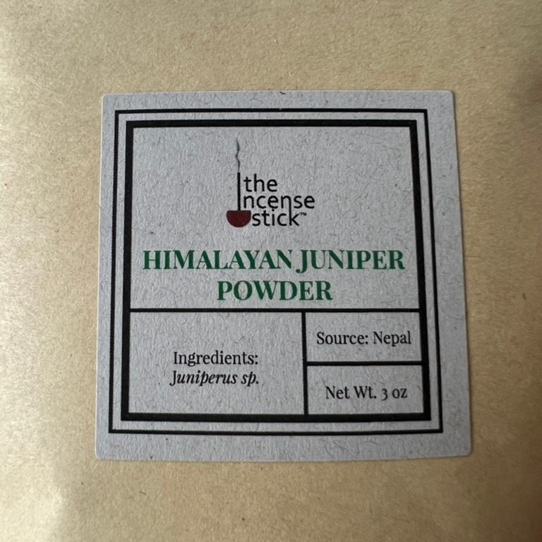 Himalayan Juniper Powder| 3 oz | Nepal | Juniperus sp. | Incense Base |
