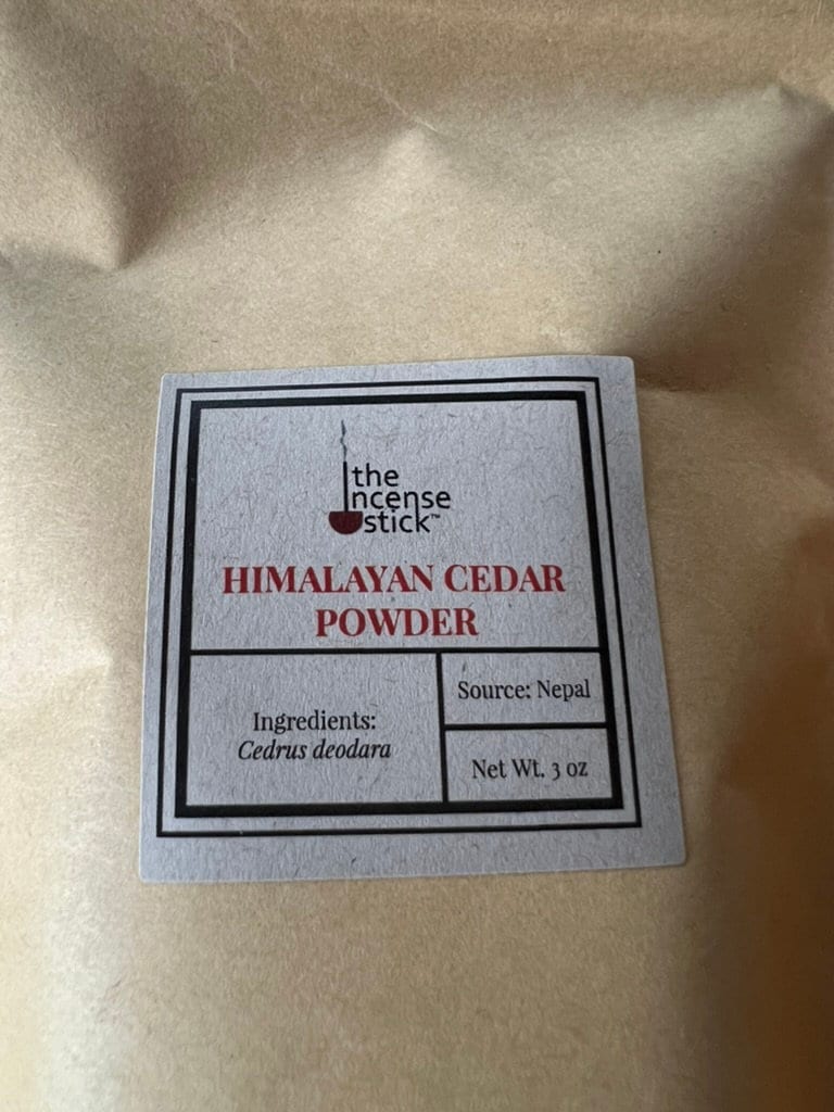 Himalayan Cedar Powder| 3 oz | Nepal | Cedrus deodara | Incense Base | Devdar