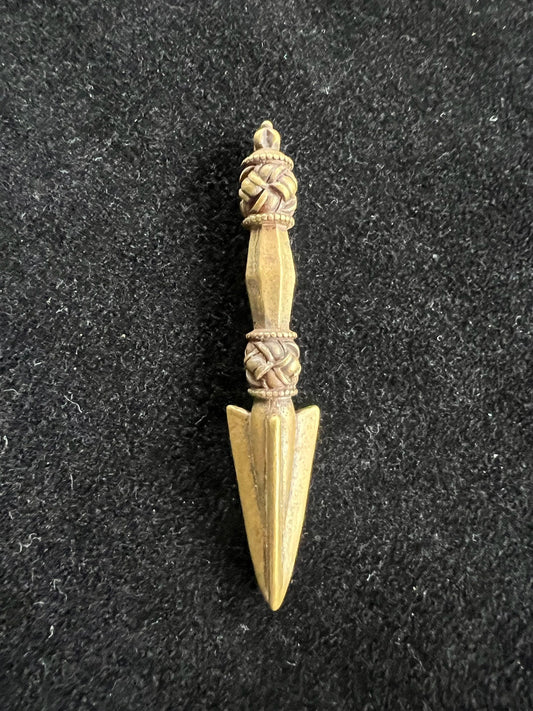 Phurba Amulet | Handmade | 2.75 inches by .50 inches | Stability