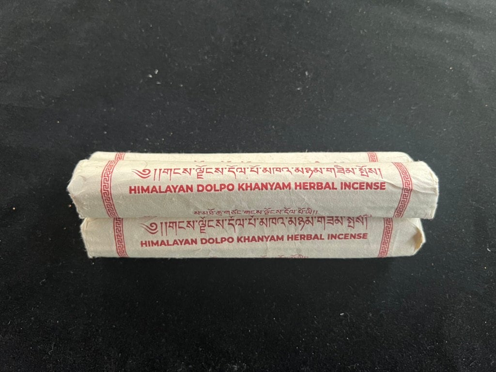 Himalayan Dolpo Khanyam Herbal Incense - Paper Roll | Nepal | Approximately 30-35 sticks | 7 inches
