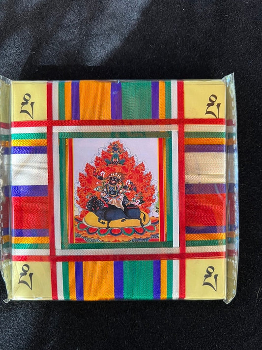 Healing Blessing Amulet | | 4.5 in by 4.5 in | Protection Blessing | Dorje Gotrab/Parnashavari Amulet (Tib. Loma Gyonma)