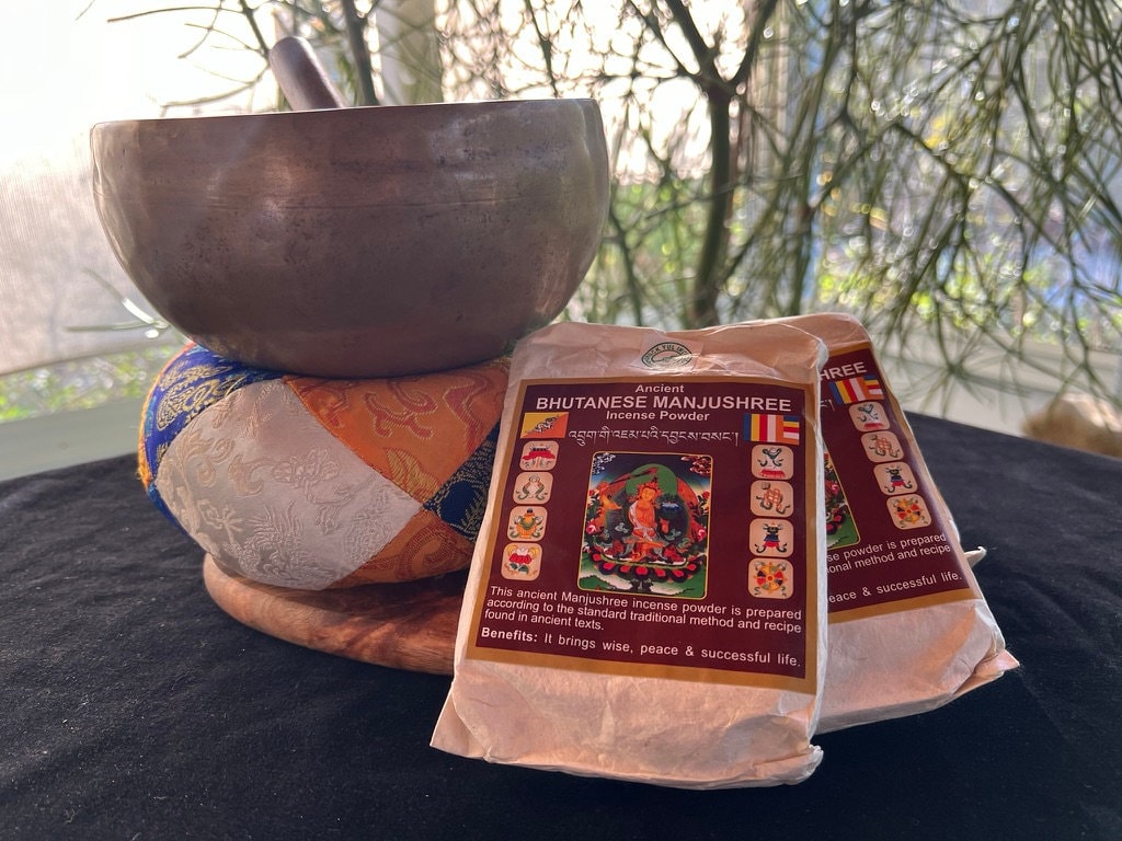 Bhutanese Manjushree Powder| Bhutanese Incense Powder | 80 grams | Manjushri